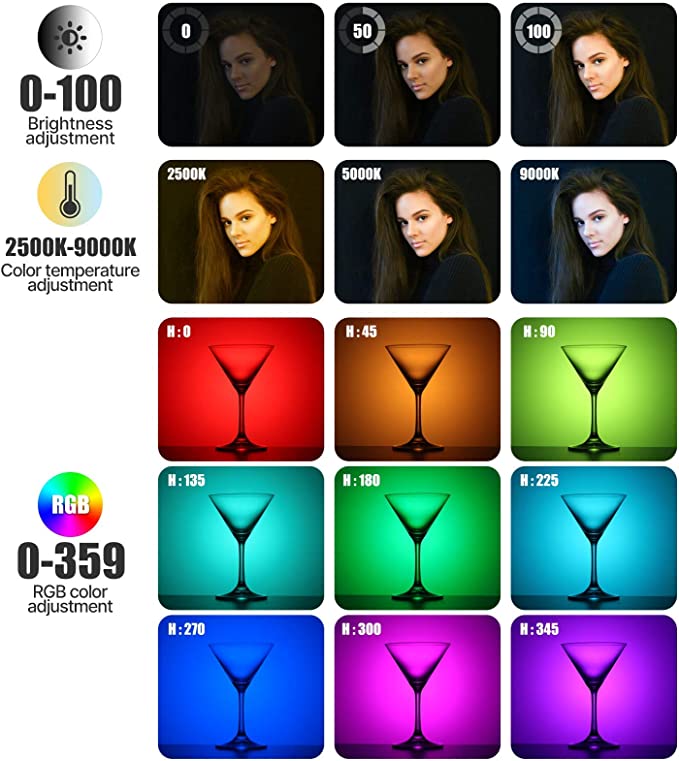 Mini RGB Video LED Light