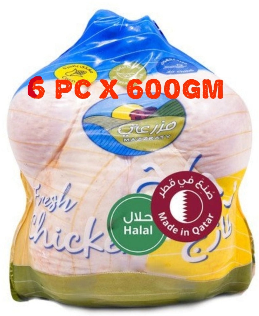 6 x Local Chilled Chicken - sold uncut packed