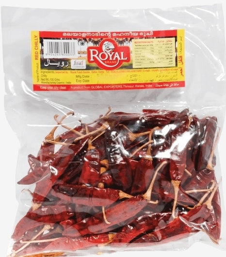 RED CHILLI WHOLE 1 PACK 100GM