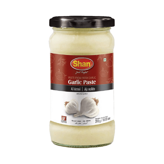 SHAN GARLIC PASTE GLASS JAR 310GM