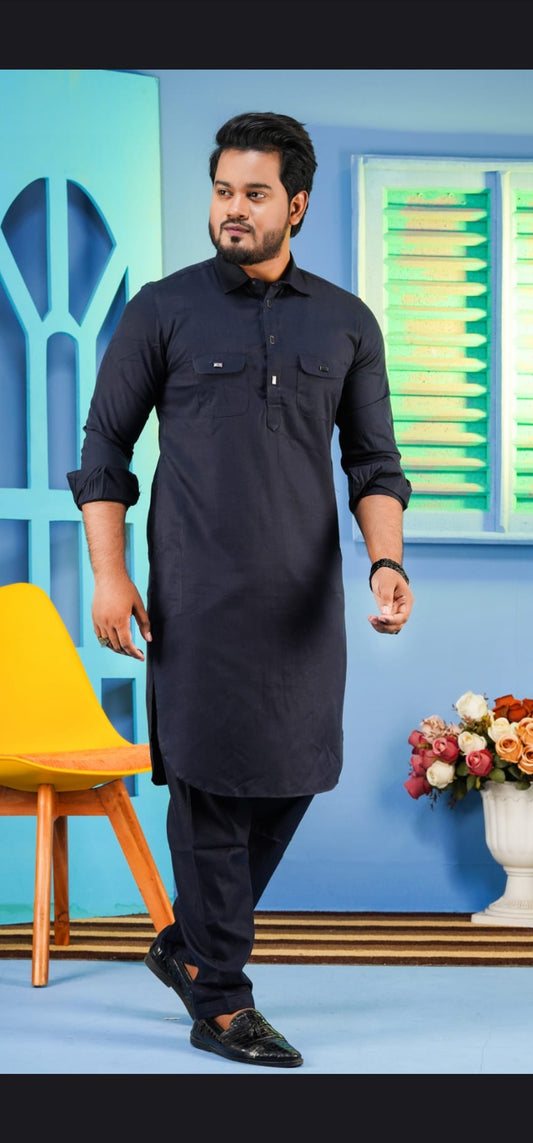Trendy Look Exclusive Kabli Set - Black 1024
