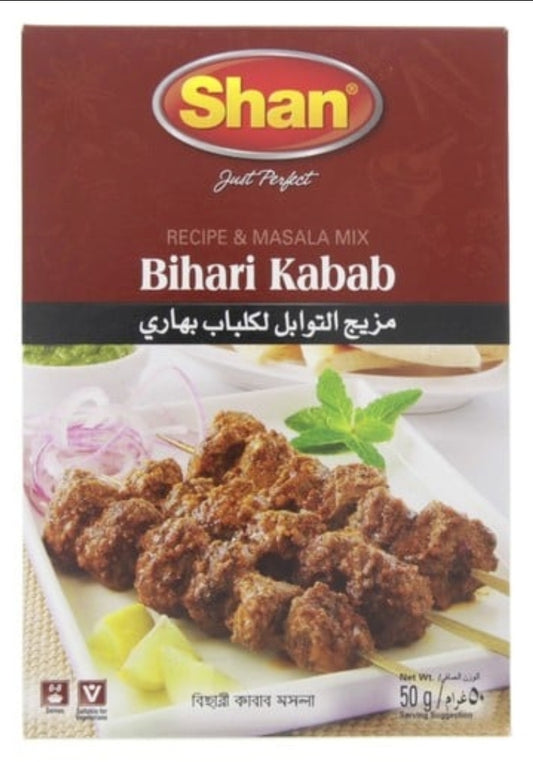 SHAN BIHARI KEBAB MASALA 50GM